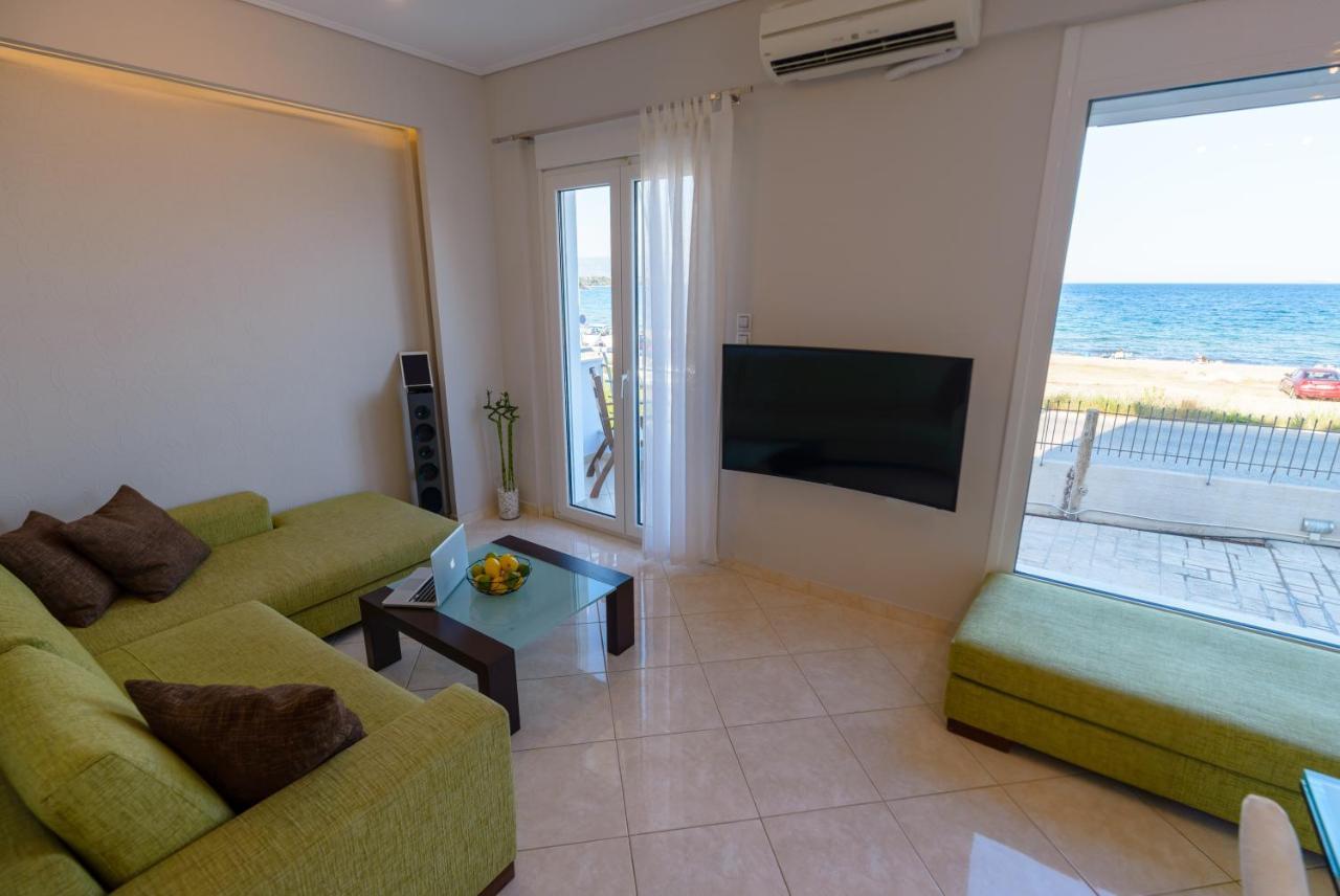 Lemoni Luxury Residence In Front Of The Sea Kechries Екстер'єр фото