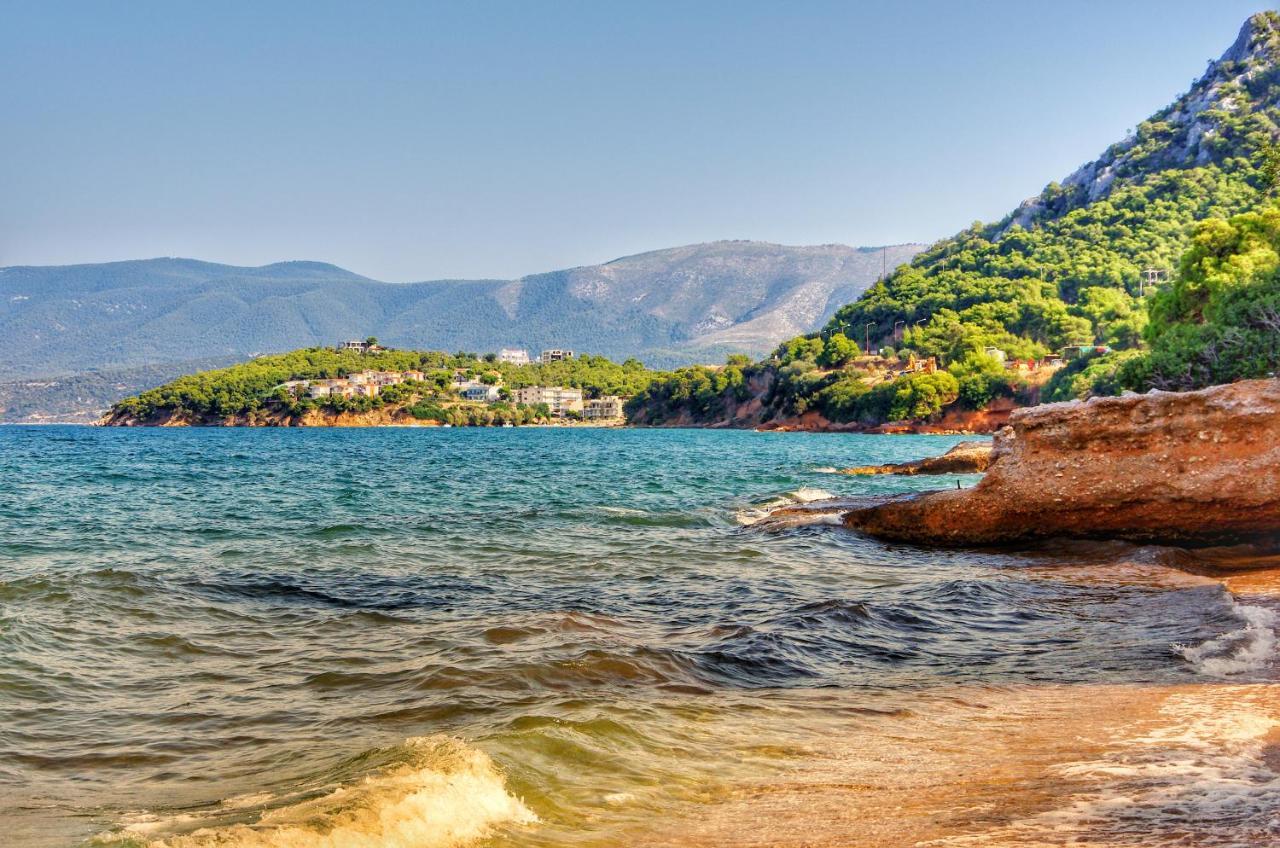 Lemoni Luxury Residence In Front Of The Sea Kechries Екстер'єр фото